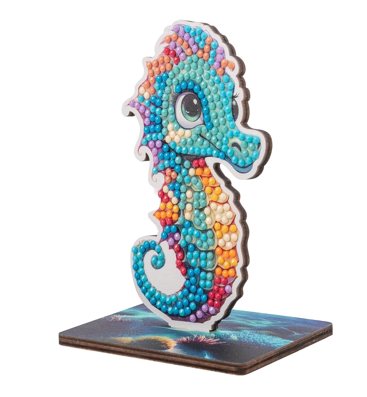 Seahorse Crystal Art Wildlife Buddies angle