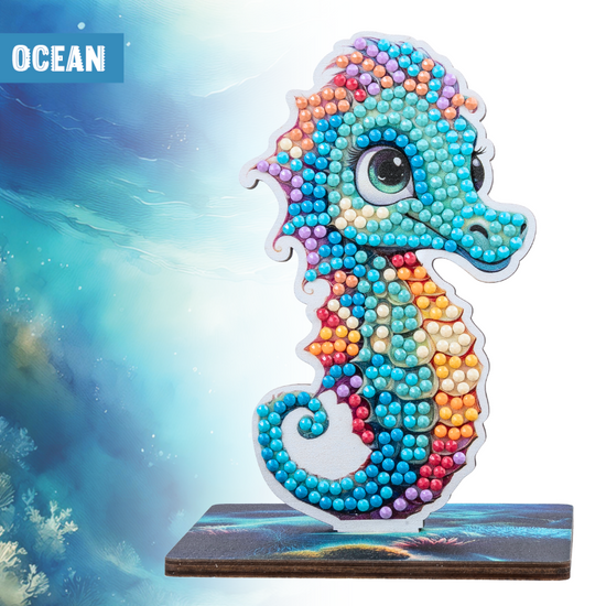 Seahorse Crystal Art Wildlife Buddies ocean