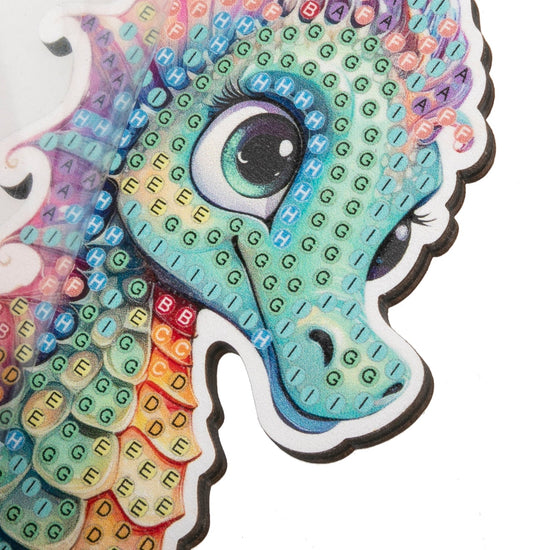 Seahorse Crystal Art Wildlife Buddies template