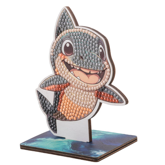 Shark Crystal Art Wildlife Buddies angle