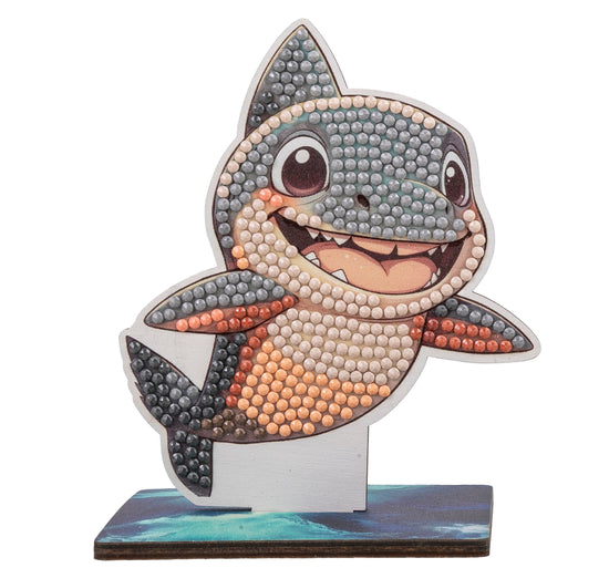 Shark Crystal Art Wildlife Buddies complete