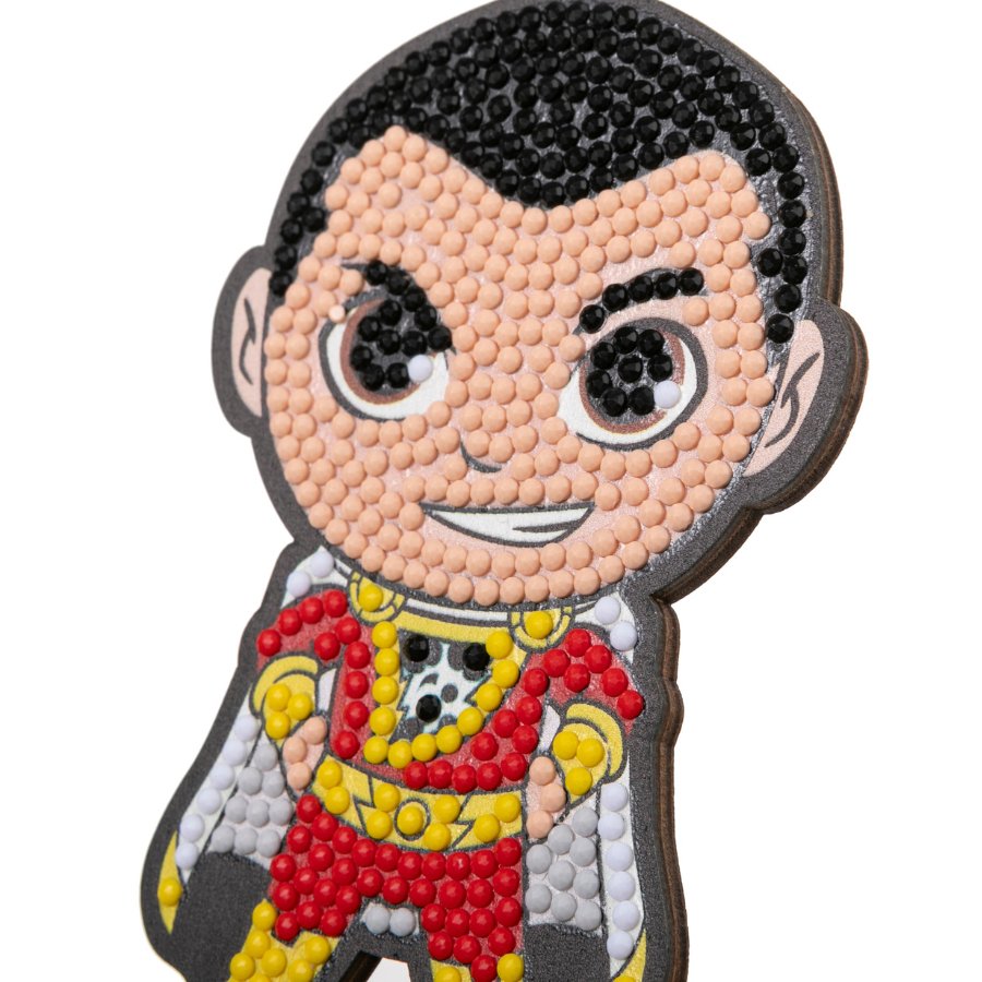 CRYSTAL ART Shazam Buddy Kit: Diamond Painting In Legno Da Collezione (Altezza 11 Cm)