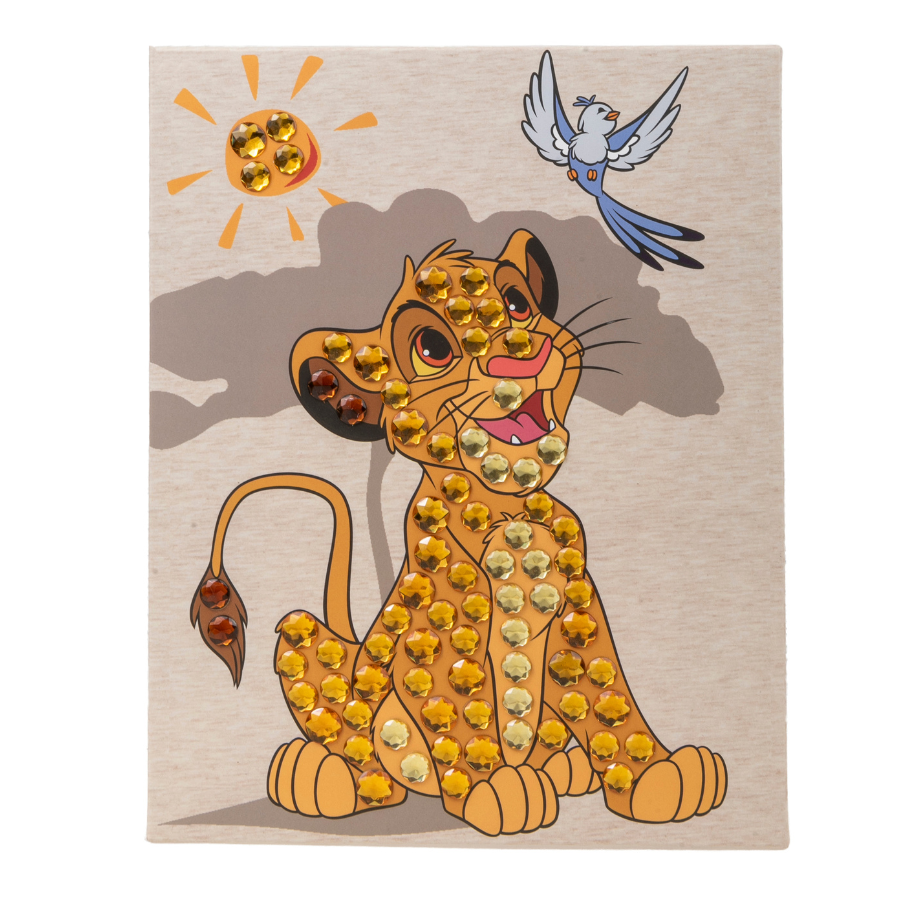 Simba Disney Crystal Art Junior Canvas Kit 