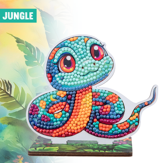 Snake Crystal Art Wildlife Buddies jungle