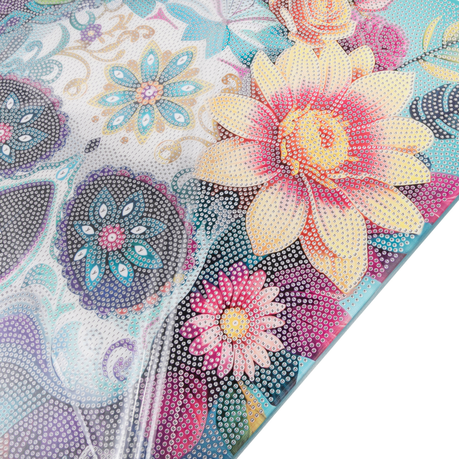 Sparkling Skull Crystal Art Canvas Kit 40x50cm