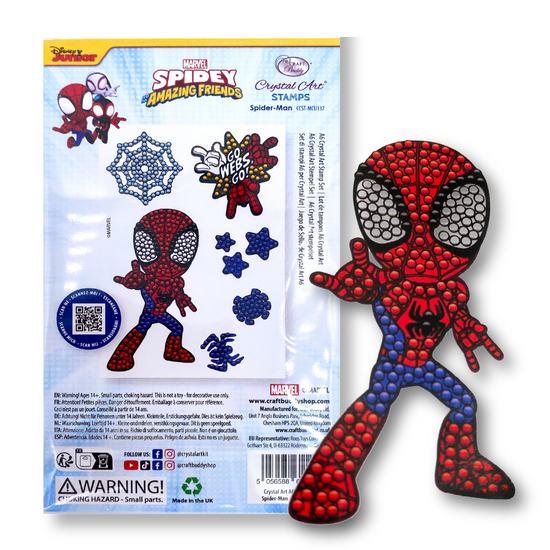 Spiderman Crystal Art A6 Stamp Set5