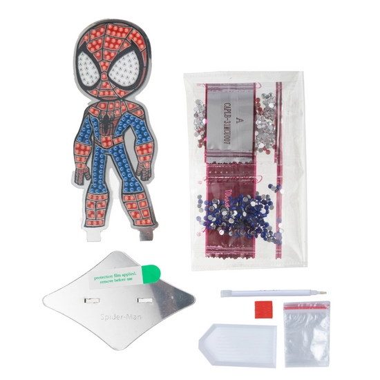 Spiderman Crystal Art Mirror Buddies Kit MARVEL 5