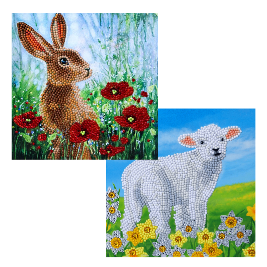 CCK-SS2022SET: Spring Summer 2022 18x18cm Crystal Art Card Set of 6
