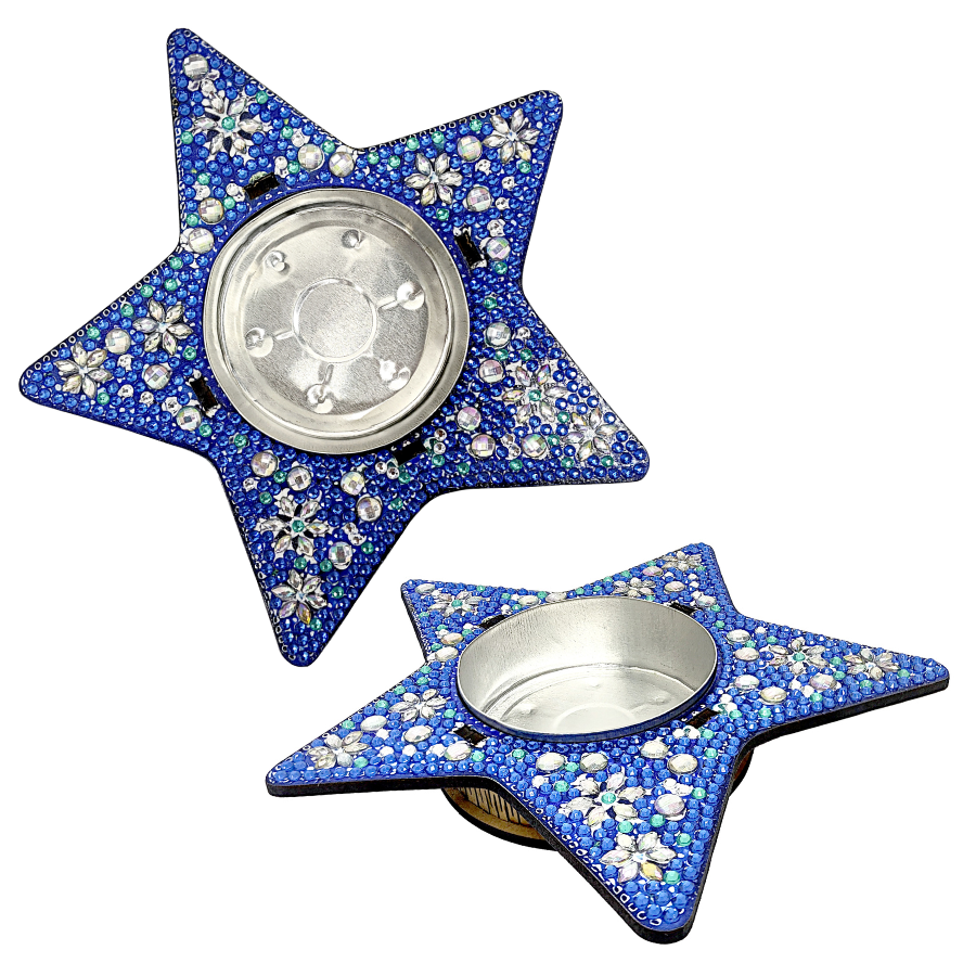 Stars Crystal Art 3D Candle Holder Kit