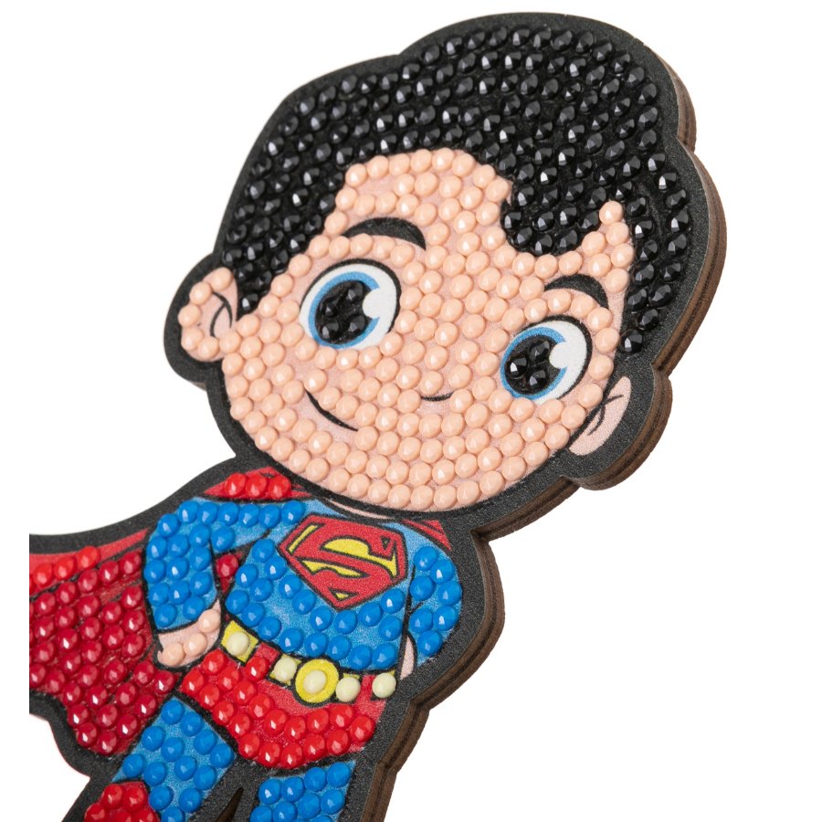 "Superman" Crystal Art Buddies DC Series 3 close up 