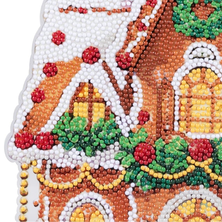 Sweet Gingerbread House Crystal Art Decoration Kit