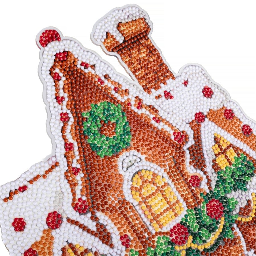 Sweet Gingerbread House Crystal Art Decoration Kit