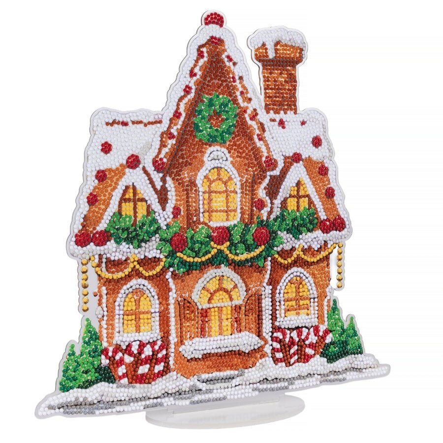 Sweet Gingerbread House Crystal Art Decoration Kit