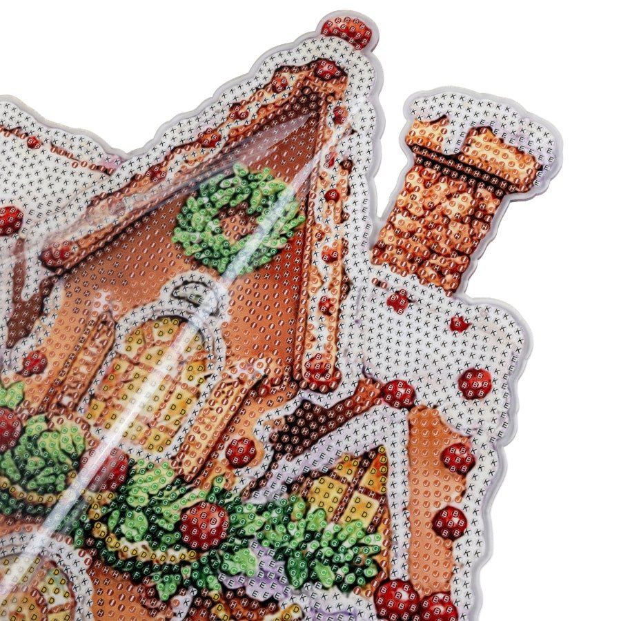 Sweet Gingerbread House Crystal Art Decoration Kit
