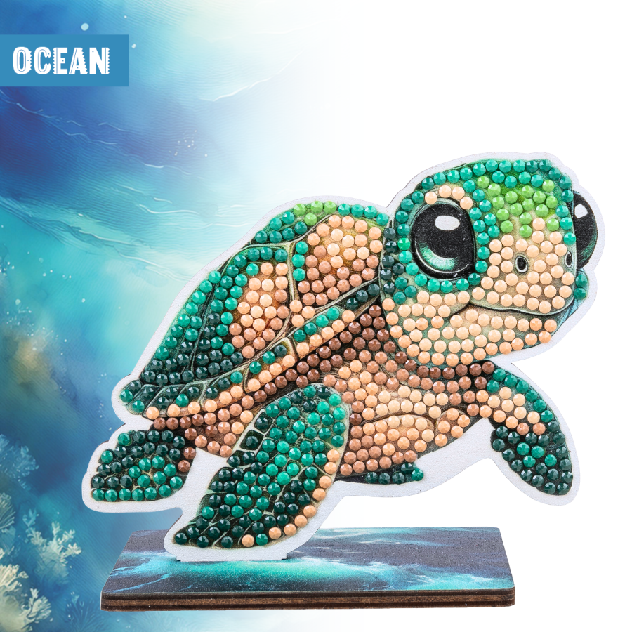 Turtle Crystal Art Wildlife Buddies ocean