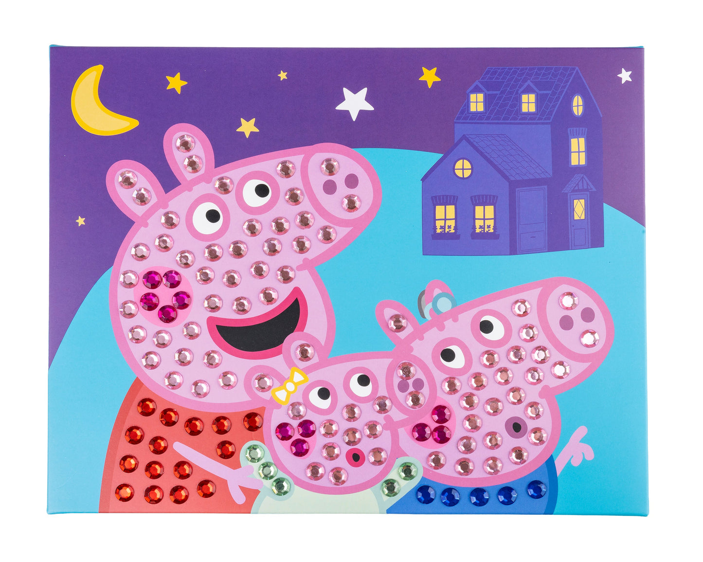 Twinkle And Shine Crystal Art Junior Canvas Kit Peppa Pig