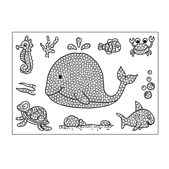 Under The Sea Crystal Art A6 Stamp Set 9