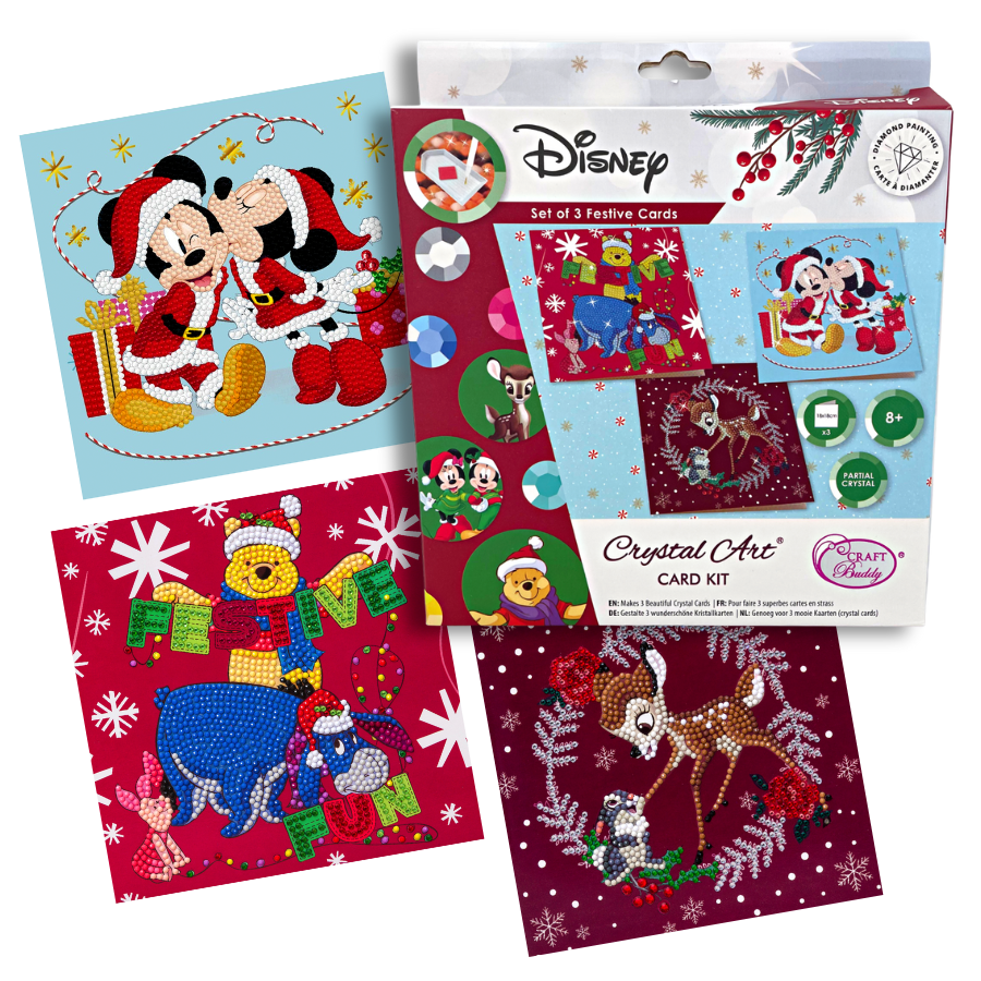 CCK-DNYXMAS21SET3: Set of 3 Xmas 2021 Disney Cards