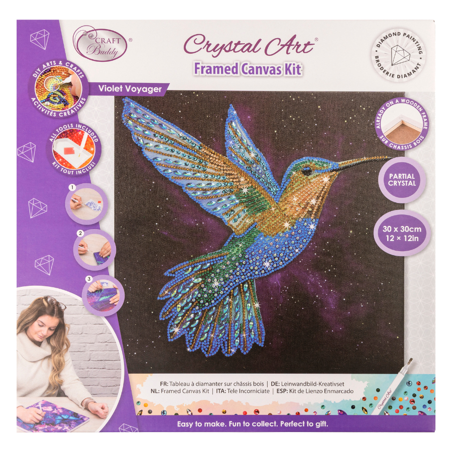 Violet Voyager Canvas Kit 30x30cm