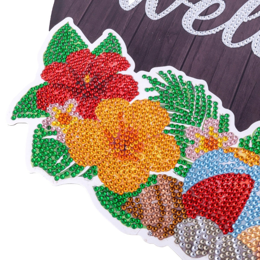 Welcome Wreath Art Hanging Decoration Kit