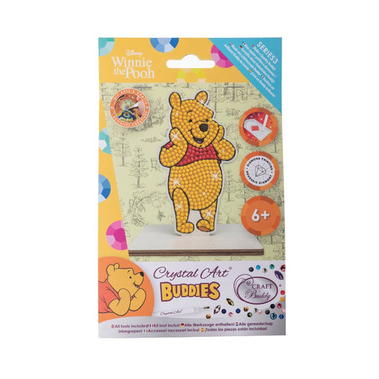 "Winnie the Pooh" Crystal Art Buddies Disney Series 3 Front Packaging