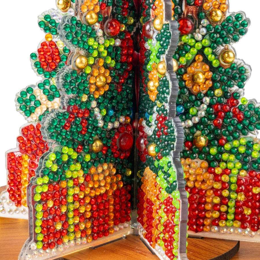 Winter Tree Glow Crystal Art 3D Buildable Scene Kit LED Light Up