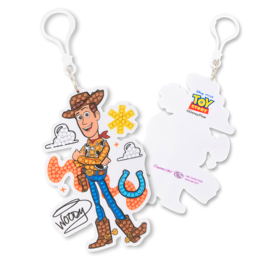 Woody Crystal Art Bag Charm Kit Toy Story Disney Pixar