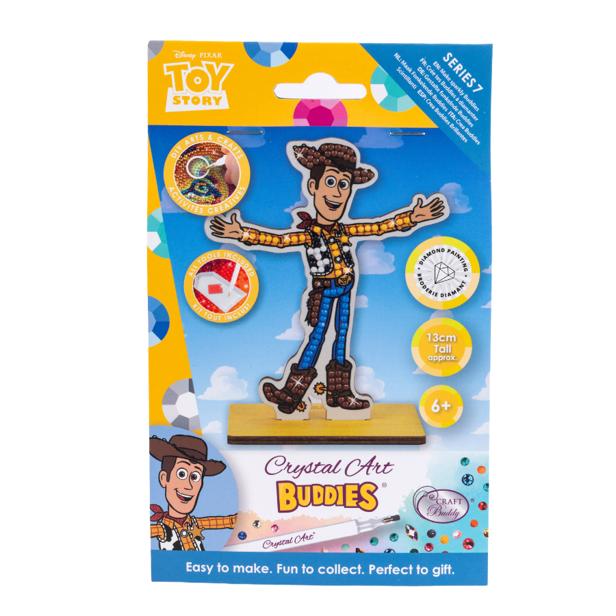 Woody Crystal Art Buddies Toy Story Series 7 Disney Pixar