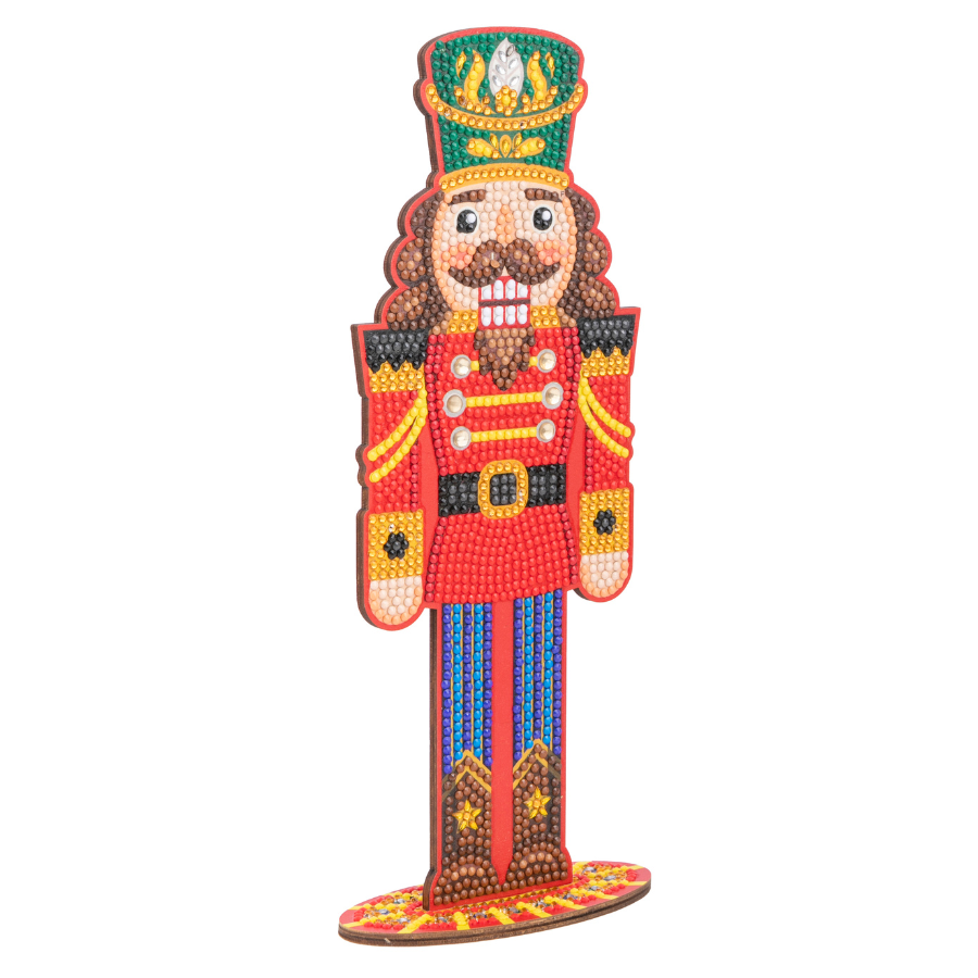 XL Buddy Crystal Art Nutcracker angled