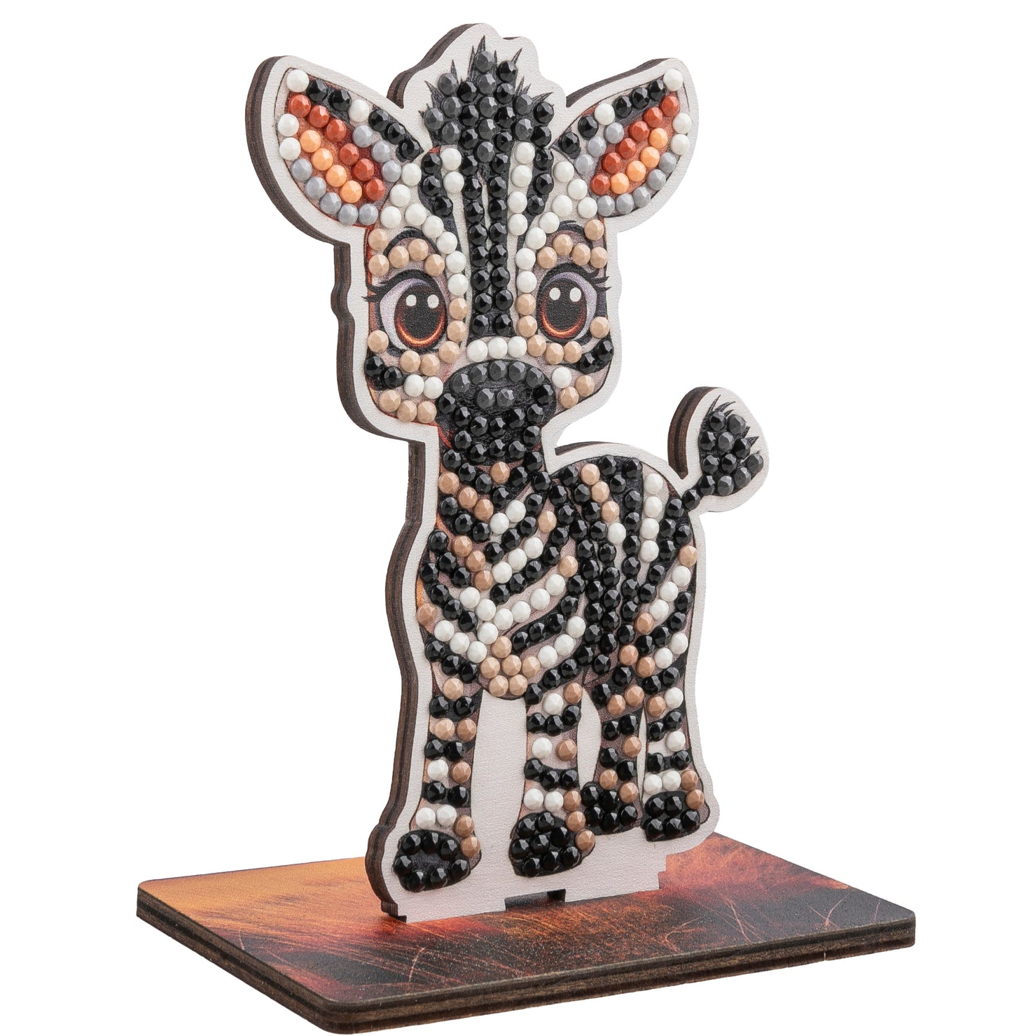 Zebra Crystal Art Wildlife Buddies angle