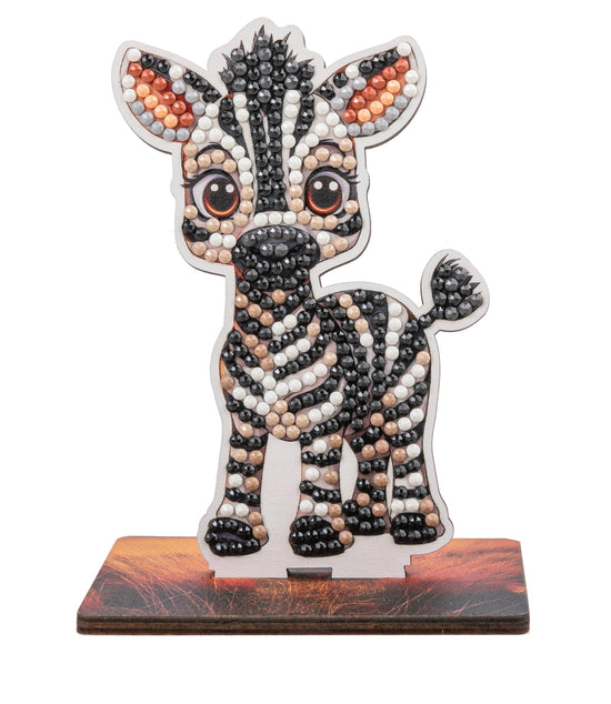 Zebra Crystal Art Wildlife Buddies complete