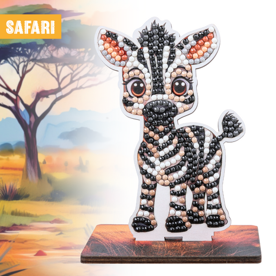 Zebra Crystal Art Wildlife Buddies safari