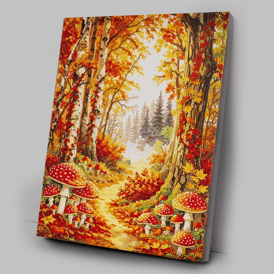 Autumn Forest Crystal Art Canvas Kit 40x50cm