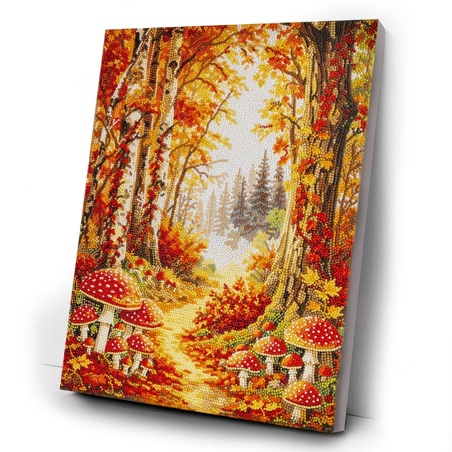Autumn Forest Crystal Art Canvas Kit 40x50cm