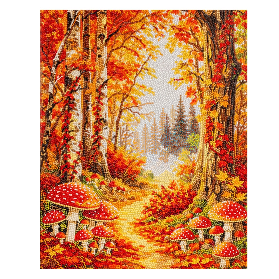 Autumn Forest Crystal Art Canvas Kit 40x50cm
