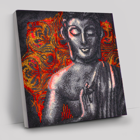 CAK-A144M: "Beautiful Buddha" 30x30cm Crystal Art Kit