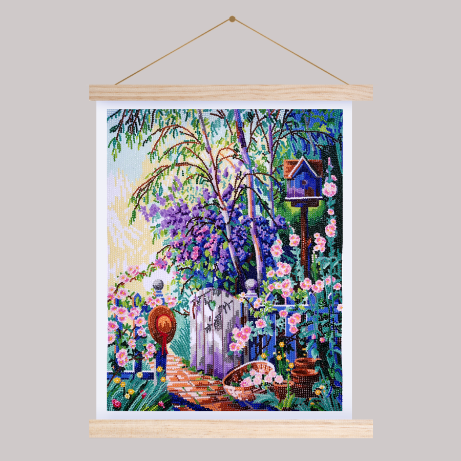 garden scroll Crystal Art Scroll