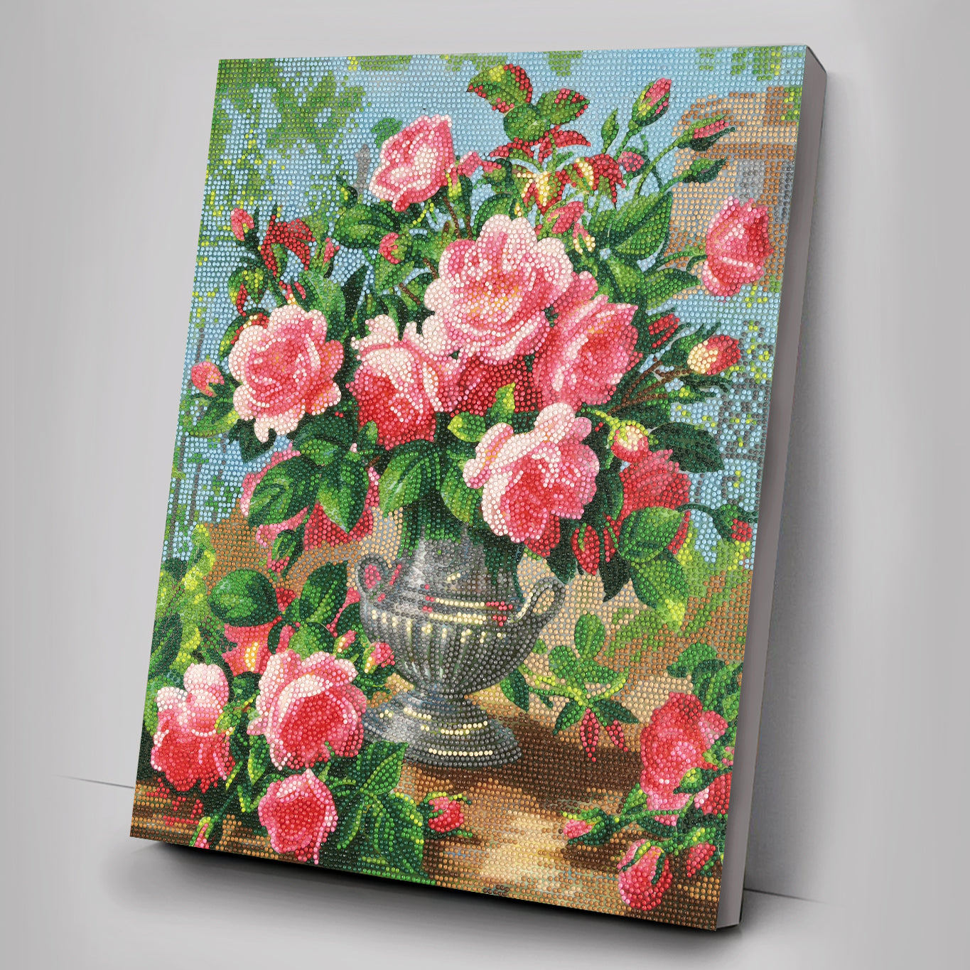 Graceful Roses Crystal Art Canvas Kit 40x50cm