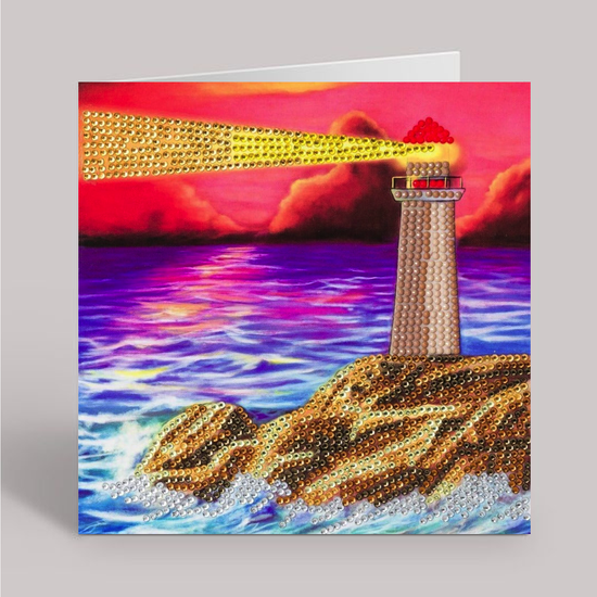 CCK-A49 "Lighthouse" Crystal Art Card Kit