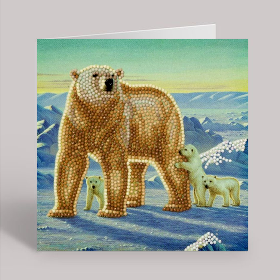 CCK-A15: "Polar Family" Crystal Card Kit