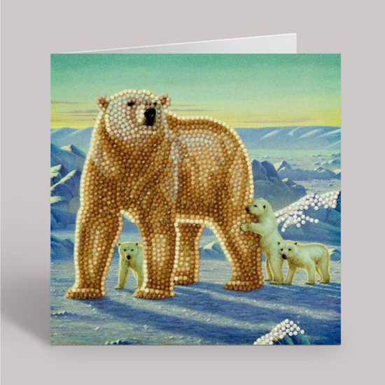 CCK-A15: "Polar Family" Crystal Card Kit