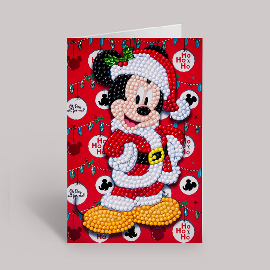 CCK-10x15DNY03: Santa Mickey 10x15cm card