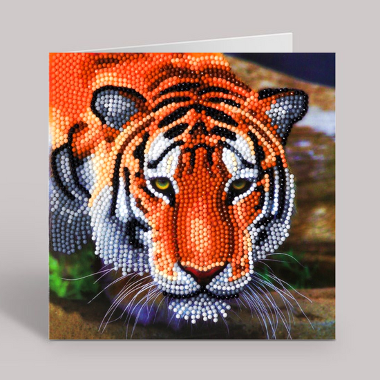 CCK-A40 "Tiger" Crystal Art Card Kit