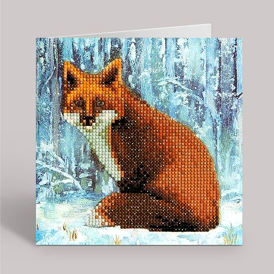 CCK-A9. "Winter Fox" Crystal Card Kit