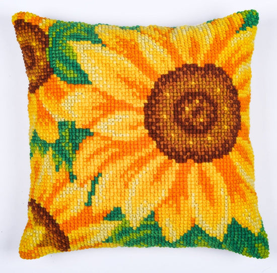 Craft Buddy Full Cross Stitch Cushion kit 43*43cm SUNFLOWER - CSCU2-SUNF