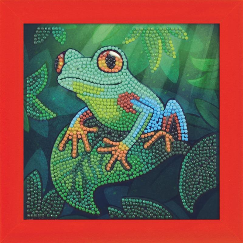 CAFBL-10: "Tree Frog" - Ashley Erickson Frameable Crystal Art