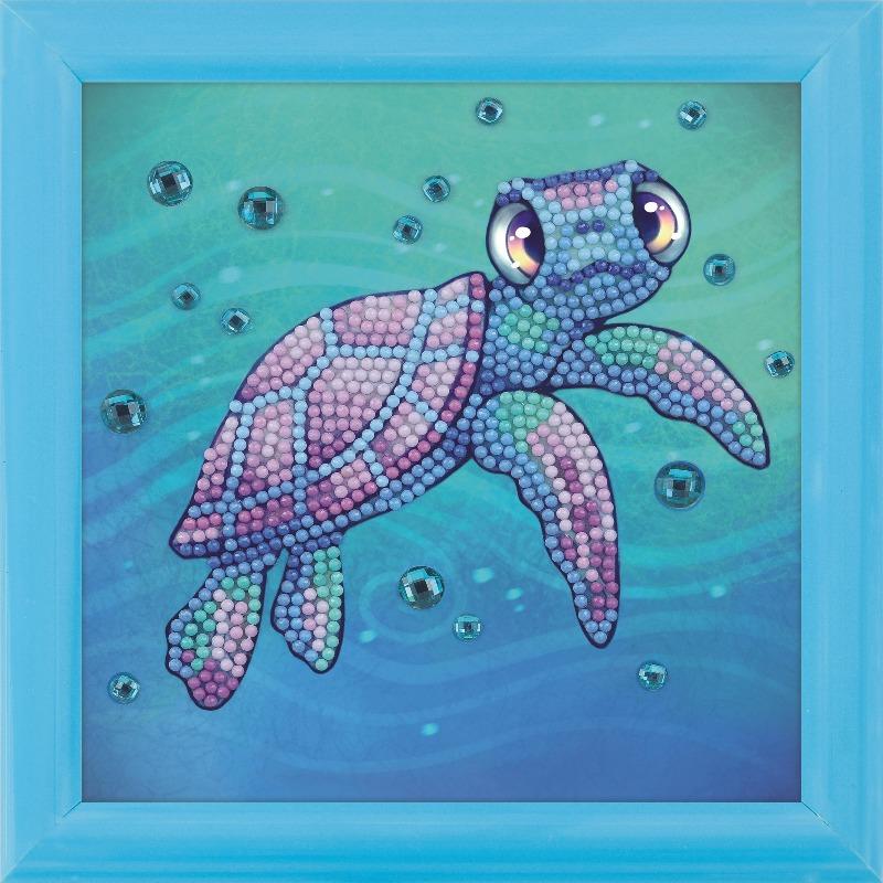 CAFBL-12: "Sea Turtle" - Ashley Erickson Frameable Crystal Art