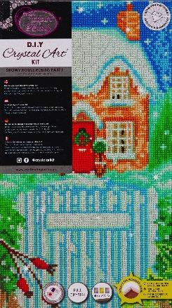 CAK-A136TT: "Snowy House Part 2" 1x 40x22cm Canvas