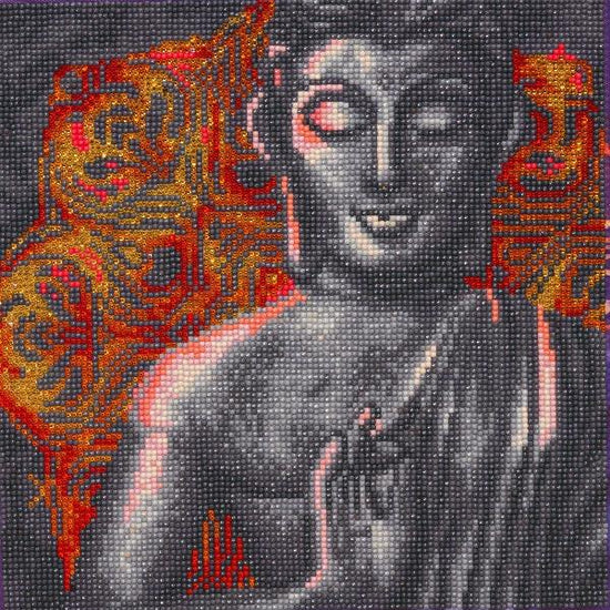 CAK-A144M: "Beautiful Buddha" 30x30cm Crystal Art Kit