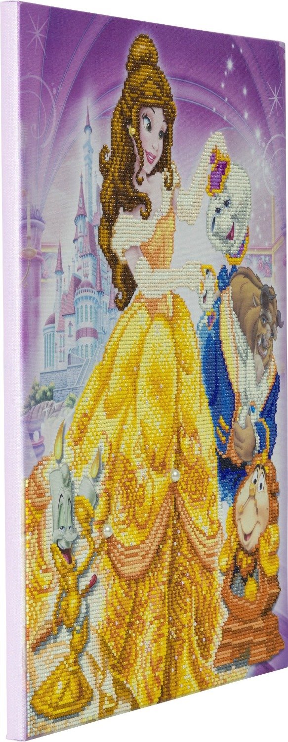 CAK-DNY705L: Beauty and the Beast Medley, 40x50cm Crystal Art Kit